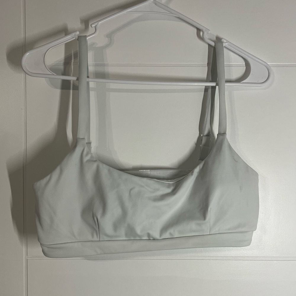 Balance Athletica White Ignite Sports Bra Size M Medium